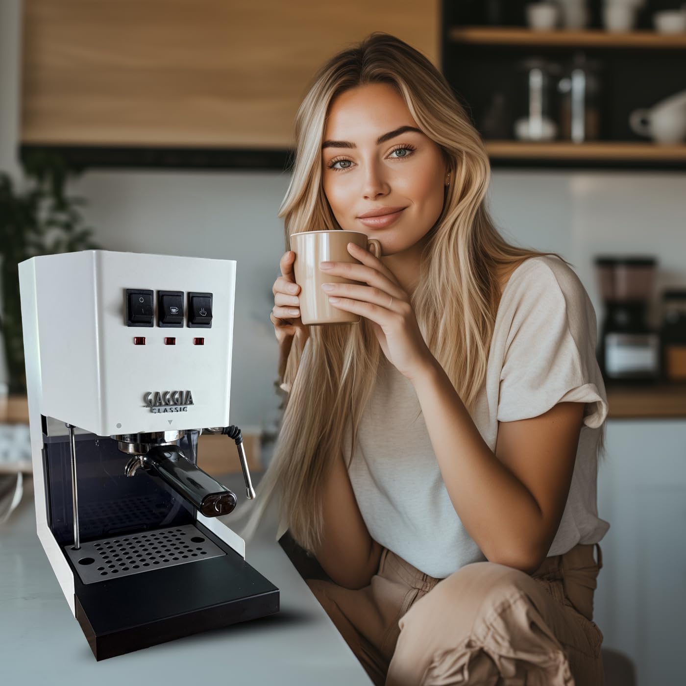Low Profile Thin Drip Tray, Extended, Compatible with Gaggia Classic Pro