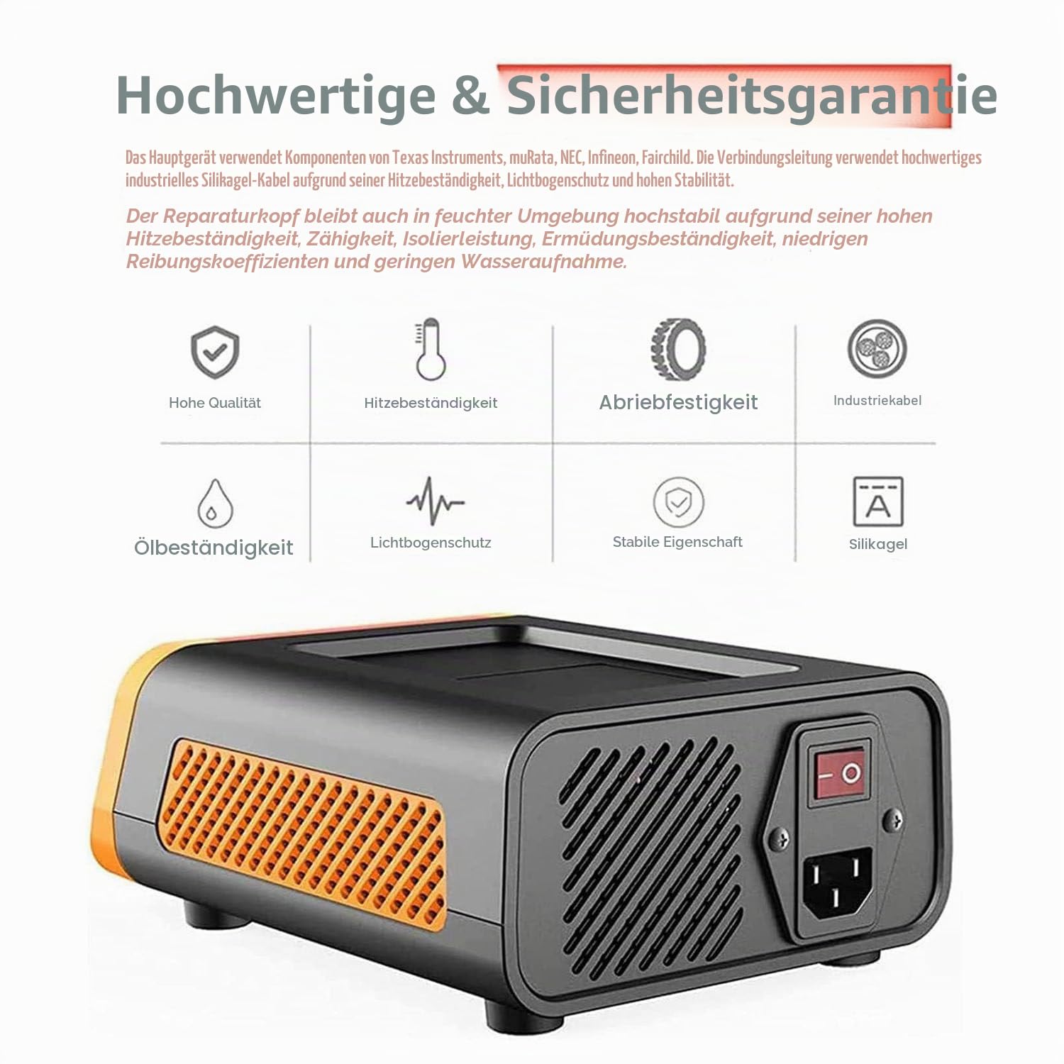 1000W PDR Hot Box Auto Beulen Reparatur Set Induction Heater Machine, Lackfreies Beulen Reparatur Ausbeulwerkzeug, Metallblech Reparieren Dellen Entferne für 98% Hagel-Dellen,220V