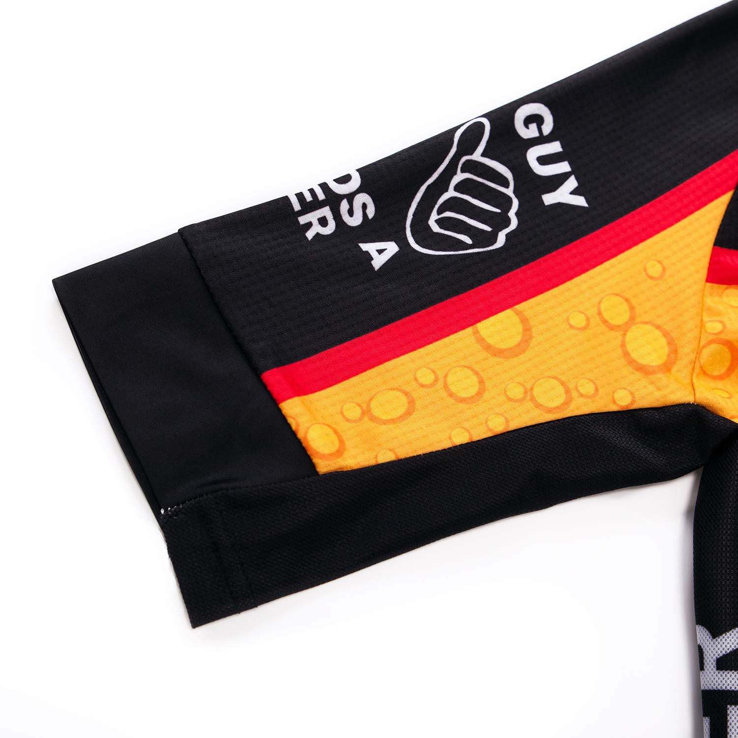 Maillot de Cyclisme à Manches Courtes pour Homme - Séchage Rapide et Respirant