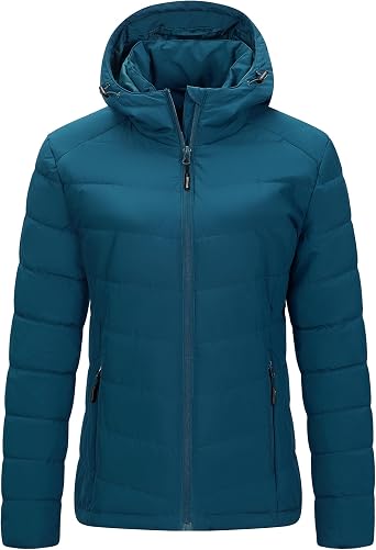 Outdoor Ventures Women's Winter Puffer Jackets Quilted Padded Coats