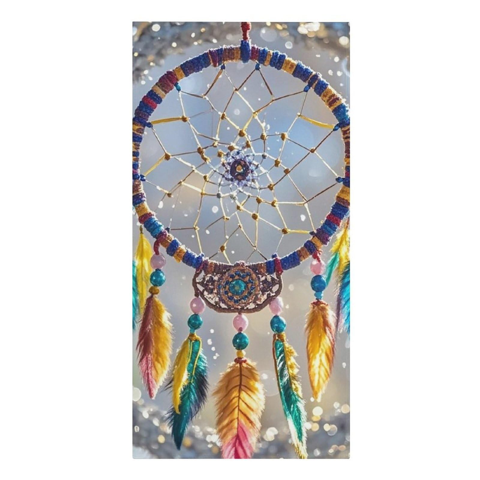 asbwuo Cherry Dream Catcher Beach Towels Extra Large Quick Dry Absorbent