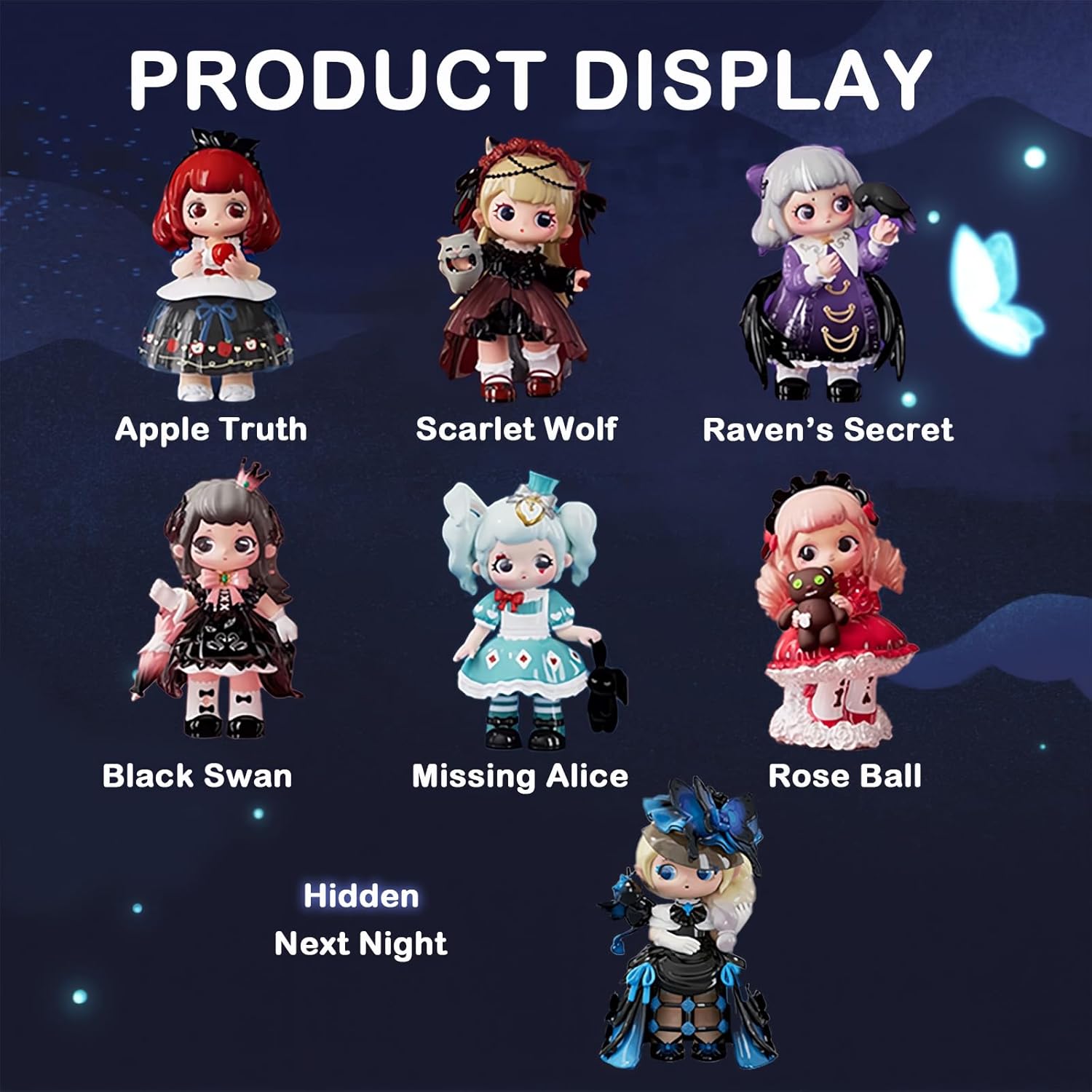 BEEMAI Ziyuli The Esoteric Fable Series 1PC Random Design Cute Figures Desktop Ornament Collectible Toys Birthday Gifts