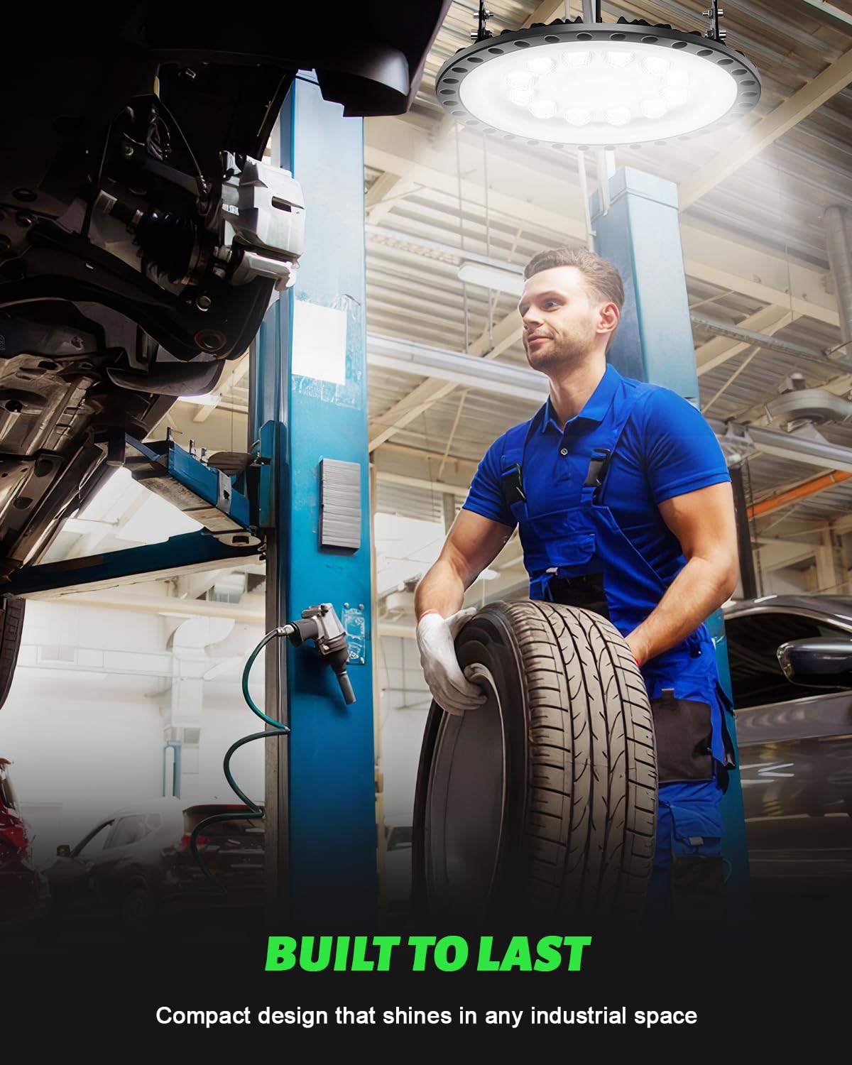 Viugreum 20 Pack 200W UFO LED High Bay Lights 20 000LM 120V 5000K Daylight Alternative to 900W MH — view 7