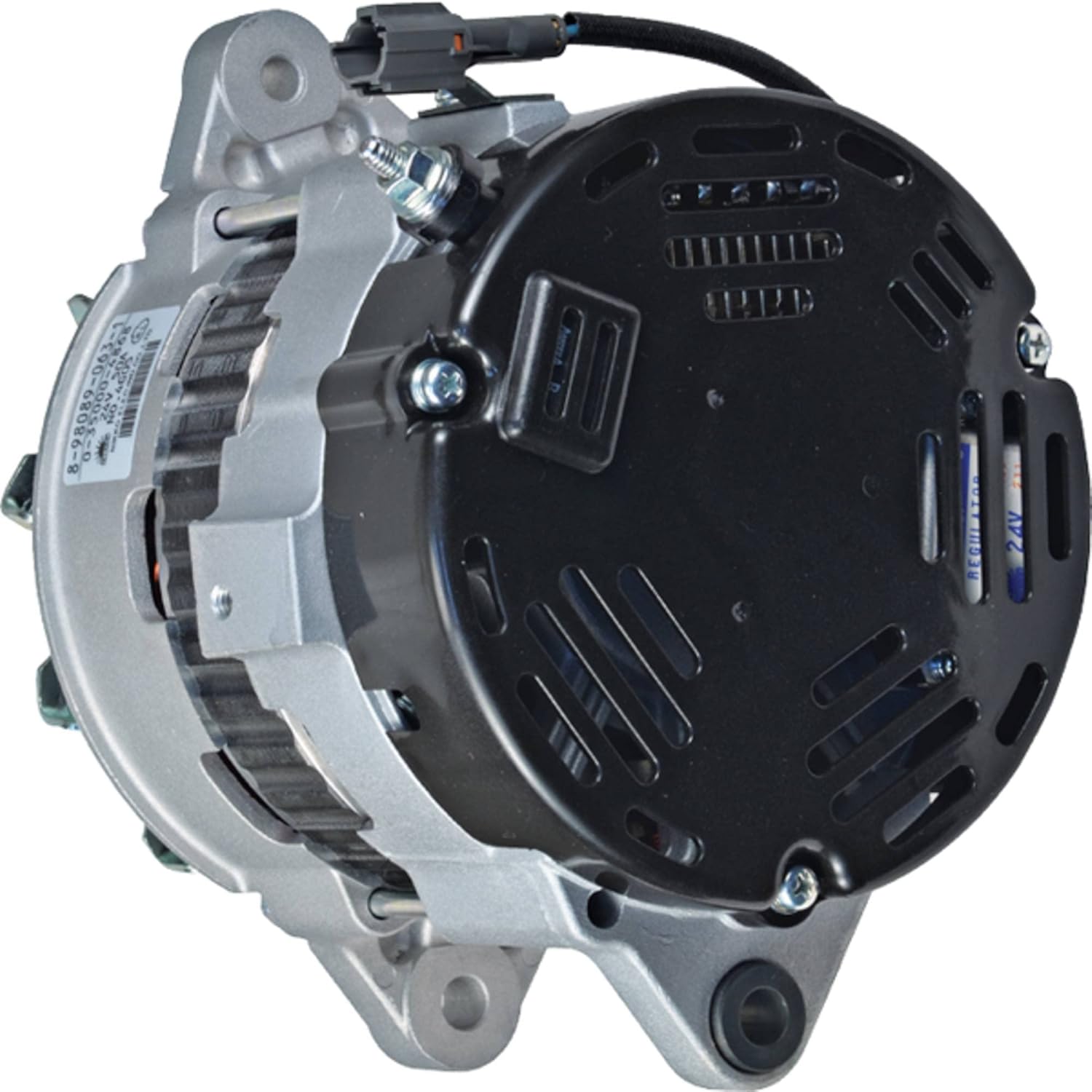 Total Power Parts NIK-0-35000-4868 Alternator Compatible With/Replacement For John Deere 75D Isuzu 4LE2, 85D Isuzu 4LE2 Isuzu 8980890630, 8980890631, Lester 11841, Nikko 0-35000-4868