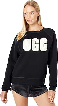 UGG Madeline Fuzzy Logo Crewneck スウェットM UGG Women's Madeline Fuzzy Logo Crew Neck Sweatshirt