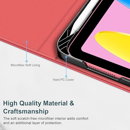 Miniatura 7 de Fintie Funda para iPad (A16) de 11 generación de 11 pulgadas (2025), iPad de 10.9 pulgadas (2022), funda protectora de visión multiángulo con