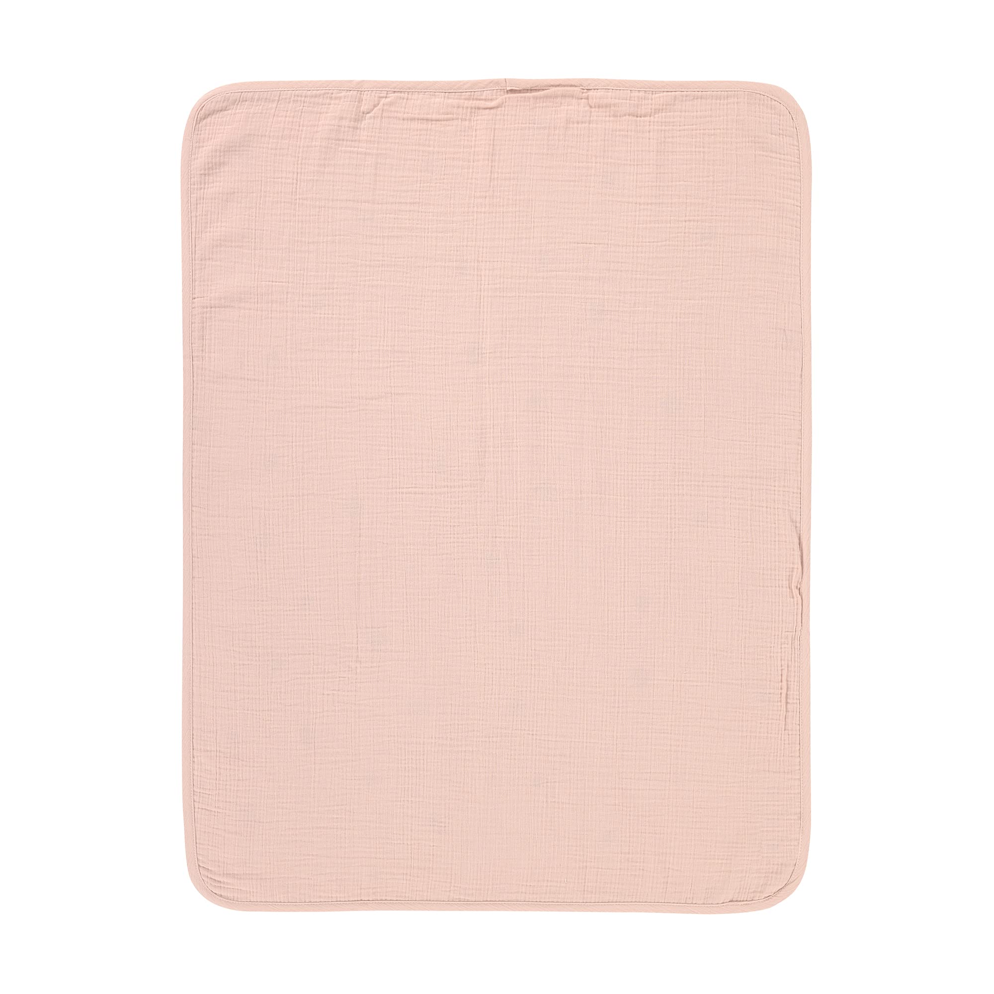 LÄSSIG Organic Muslin Baby Blanket – 75x100 Cm GOTS Certified Crawling & Cuddle Blanket