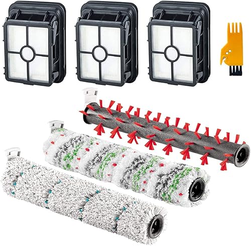 FLYBINGO Piezas de repuesto para aspiradora Bissell CrossWave Cordless Max 2554 2590 2593 2596, 2 paquetes de 2 rollos de cepillo para mascotas 2788