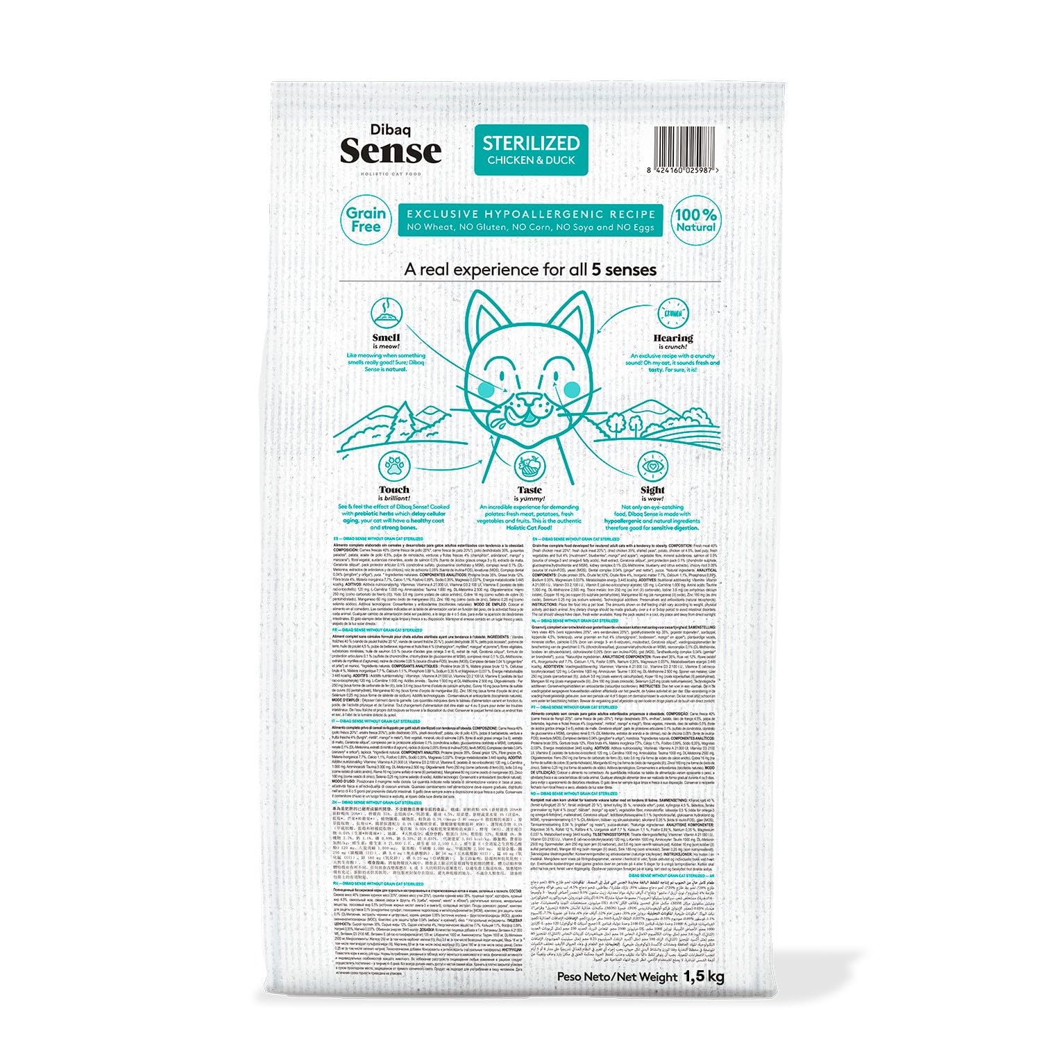 Dibaq Sense Grain Free Esterilizado, 6 kg