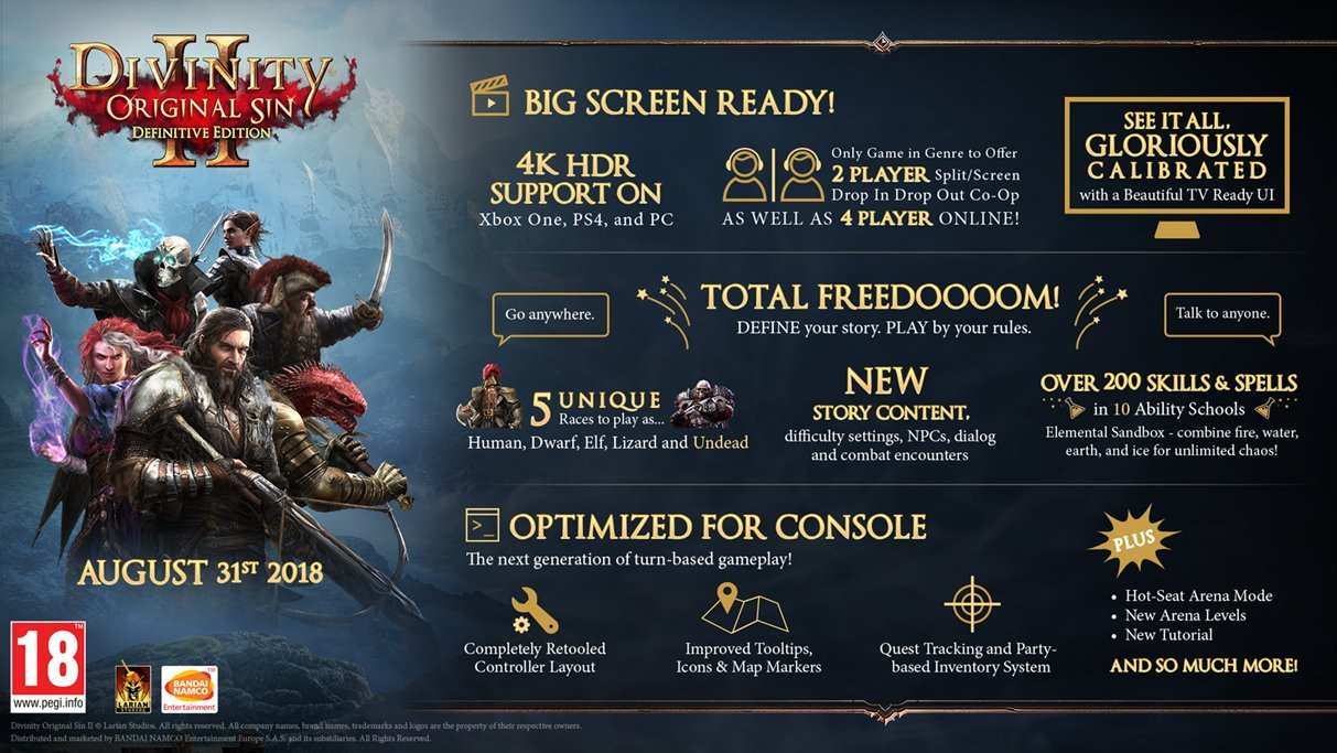 Divinity Original Sin 2 Definitive Edition (PS4) - Buy Online - 65212213