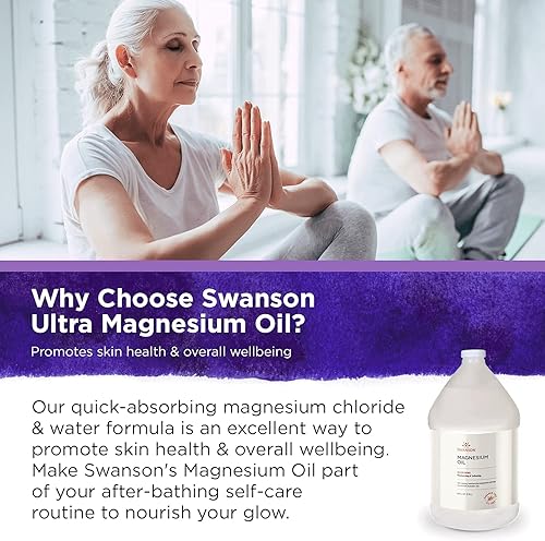 Miniatura 6 de Swanson Spray de aceite de magnesio Zechstein Magnesio - 64 fl oz (1.9 l) Líquido