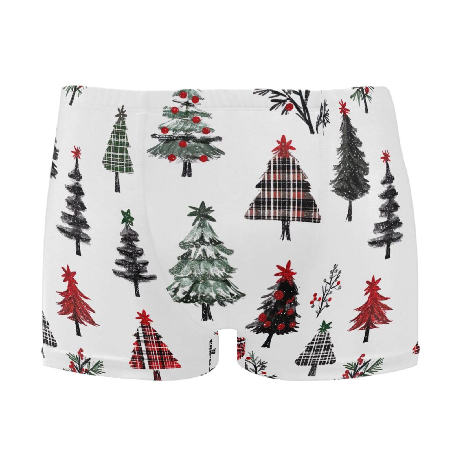 UMIRIKO Men's Swim Briefs Christmas Tree Swimsuit Swimwear Swim Trunk Square Leg for Men 3XL 202b7201