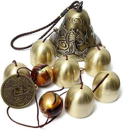 Lucky Wind Chimes Fengshui Dragon Bells