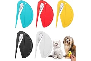 5 Pcs Knotting Comb Pet Grooming Tool, De Knotting Comb for Dog, Cats