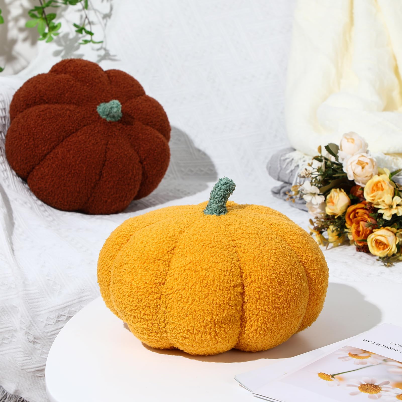 Cuscino Decorativo A Forma Di Zucca, Cuscino A Forma Di Zucca Cuscino A Forma Di Zucca Decorazione Di Halloween Cuscini A Forma Di Zucca Di Halloween 30 Cm Bianco 90680172