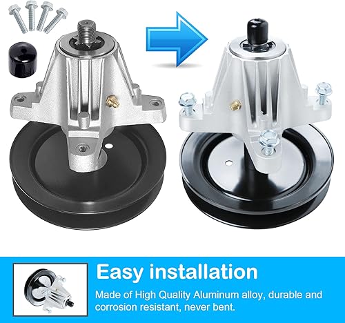 Miniatura 3 de 918-04822 - Kit de reconstrucción de plataforma de cortacésped de 42 pulgadas con correa para Cub CadetMTDTroy-Bilt, 2 husillos 618-04822 618-04889