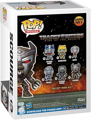 Miniatura 3 de Funko Pop! Movies Transformers Rise of The Beasts - Scourge - Figura de vinilo coleccionable - Idea de regalo - Producto oficial - para niños