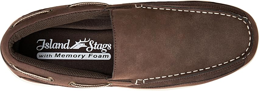 Amazon.com | Deer Stags mens Bowen Boat Shoe, Dark Brown, 13  display picture 2