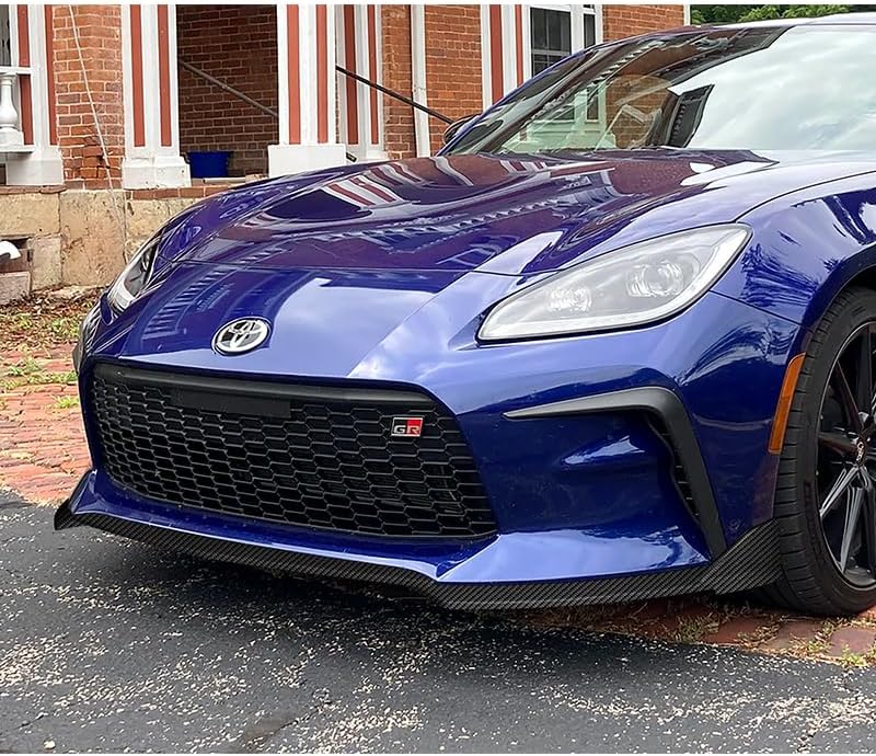 Front Bumper Spoiler Lip fit for Compatible with 2022-2024 Toyota GR86 ST-Style Carbon Look Front Bumper Spoiler Splitter Lip