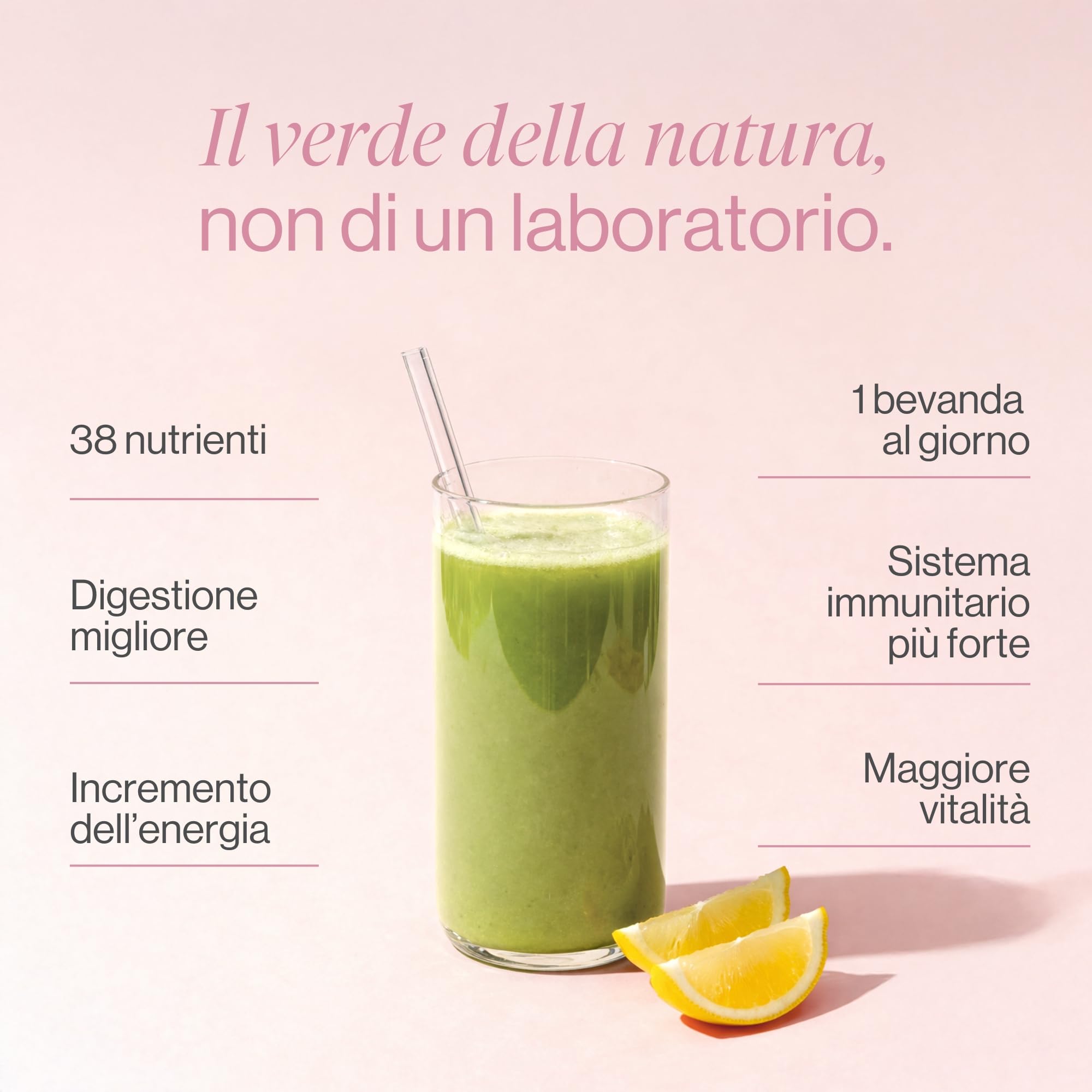 Super Greens Power con Guaranà, Inulina e Tè Verde - Gusto Limone - Bevanda Supergreen in Polvere con Radice di Cicoria, Carciofo, Colina e Vitamine - 160 g - TummyTox