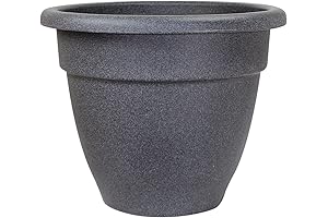 The HC Companies 30 Inch Caribbean Planter - Lightweight Indoor Outdoor Plastic...