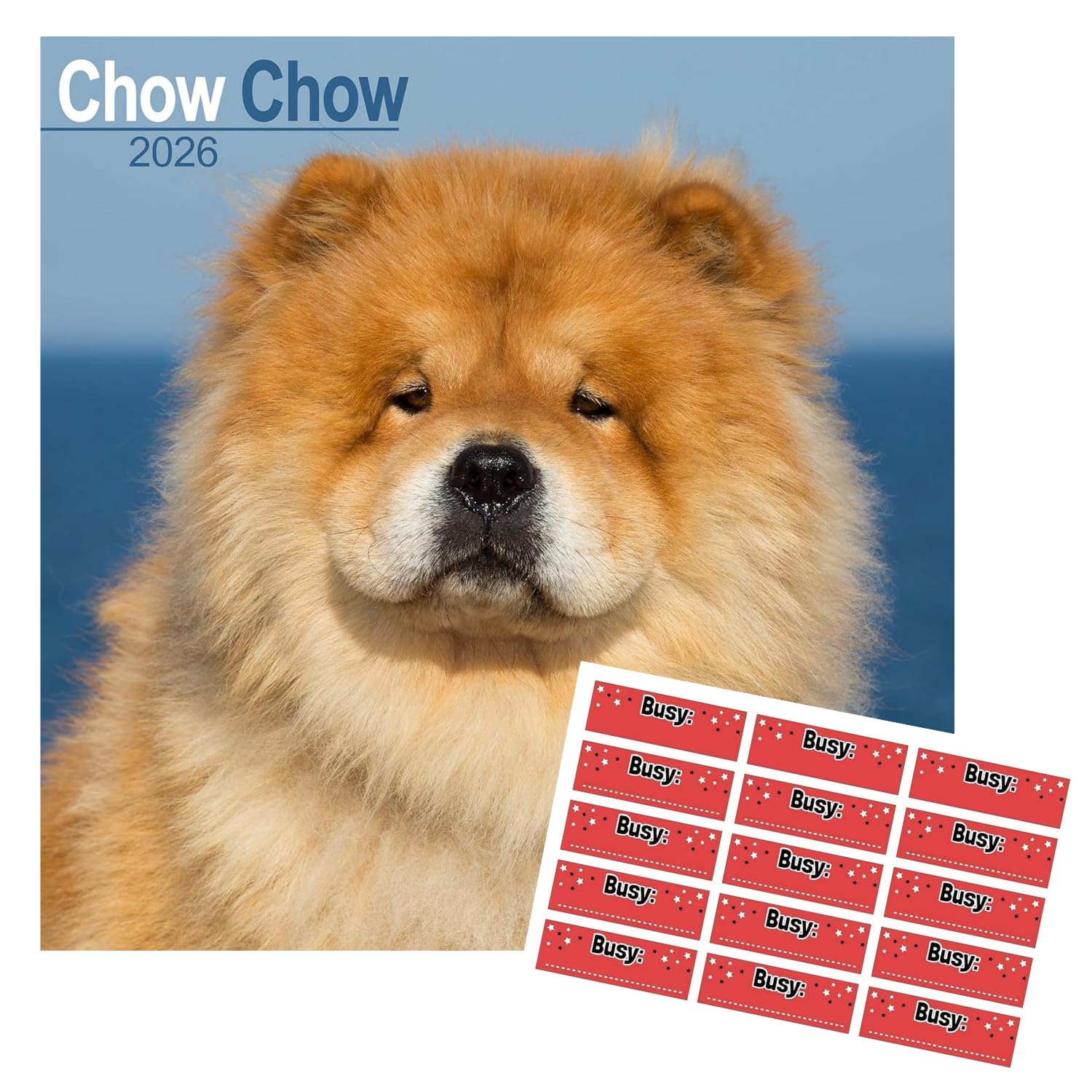 Calendario 2026 De Jack Russell | Calendario Cuadrado De Pared De Raza