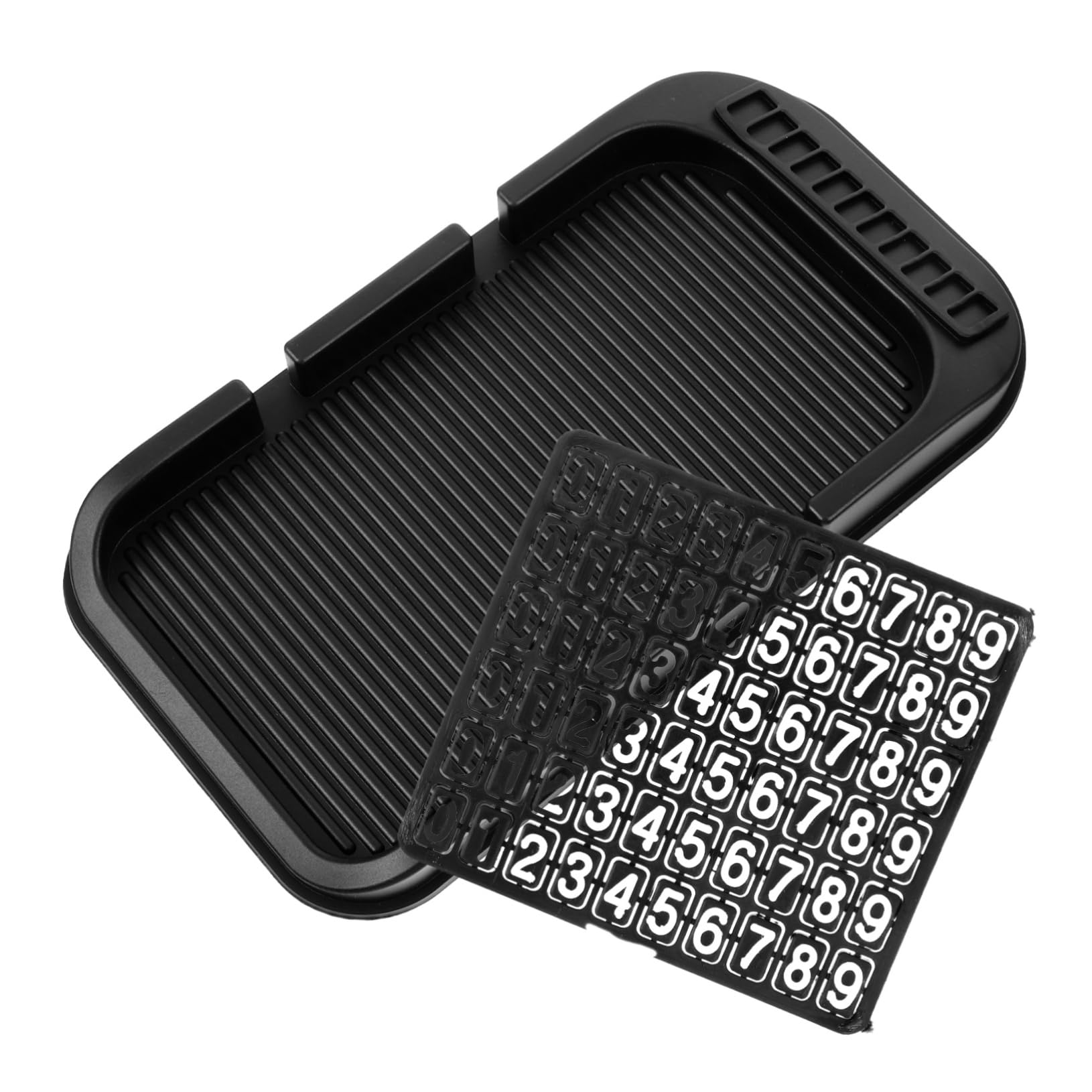 Mikinona Non Slip Phone Pad for Car Dashboard Multi Functional Slip Mat for Keychains Pure Dual Card Design Washable and Reusable Auto Accessories