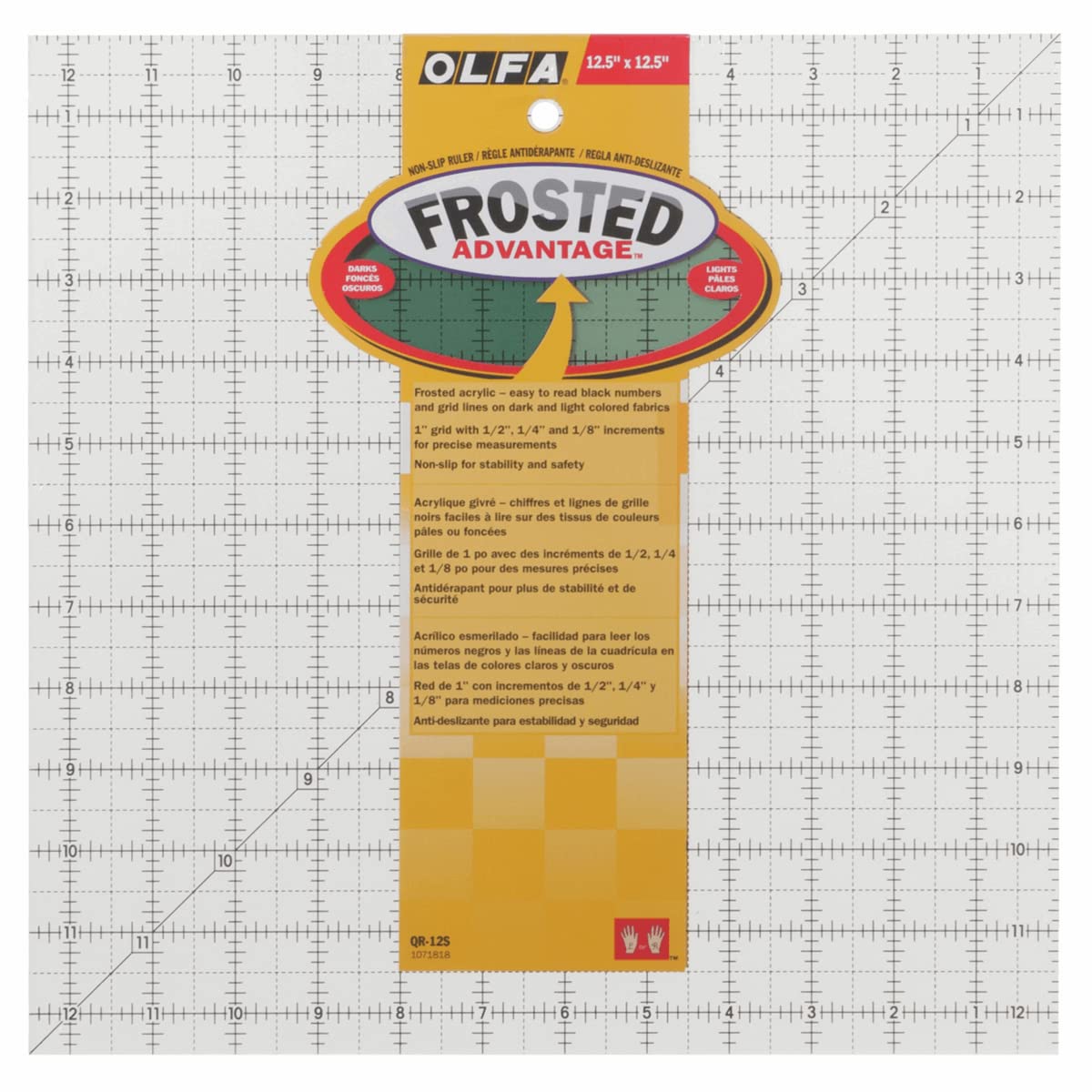 Olfa Square Quilting Rule 12.5 X 12.5Inch Haberdashery