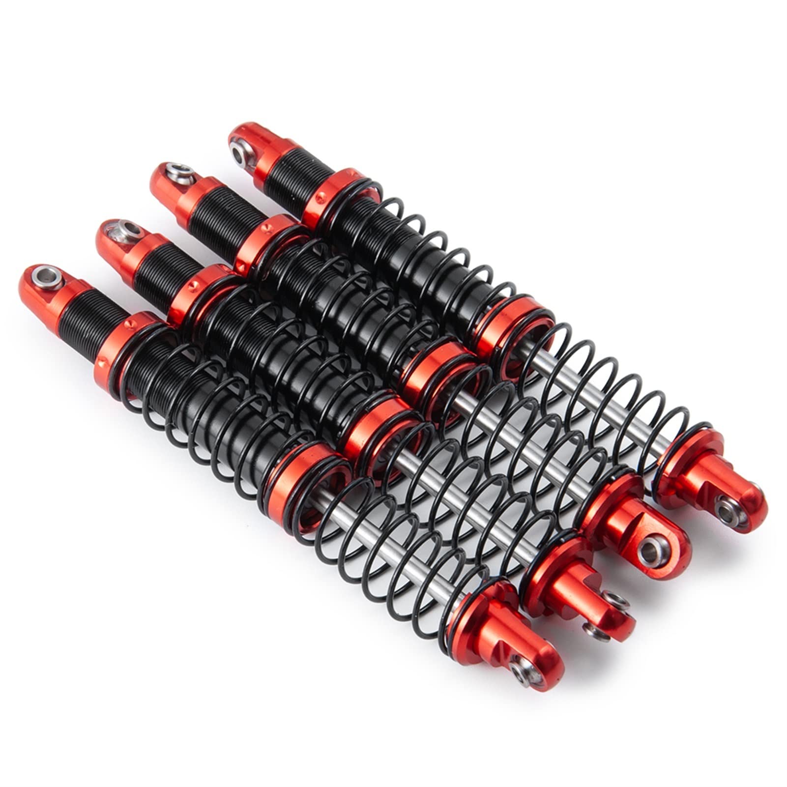 Regulowany olejem metalowy amortyzator 75/85/95/105/115/125mm 1/10 części do zdalnie sterowanego samochodu ciężarówka Crawler Axial SCX10 TRX4 D90 Zdalny amortyzator samochodowy(95mm 4pcs)