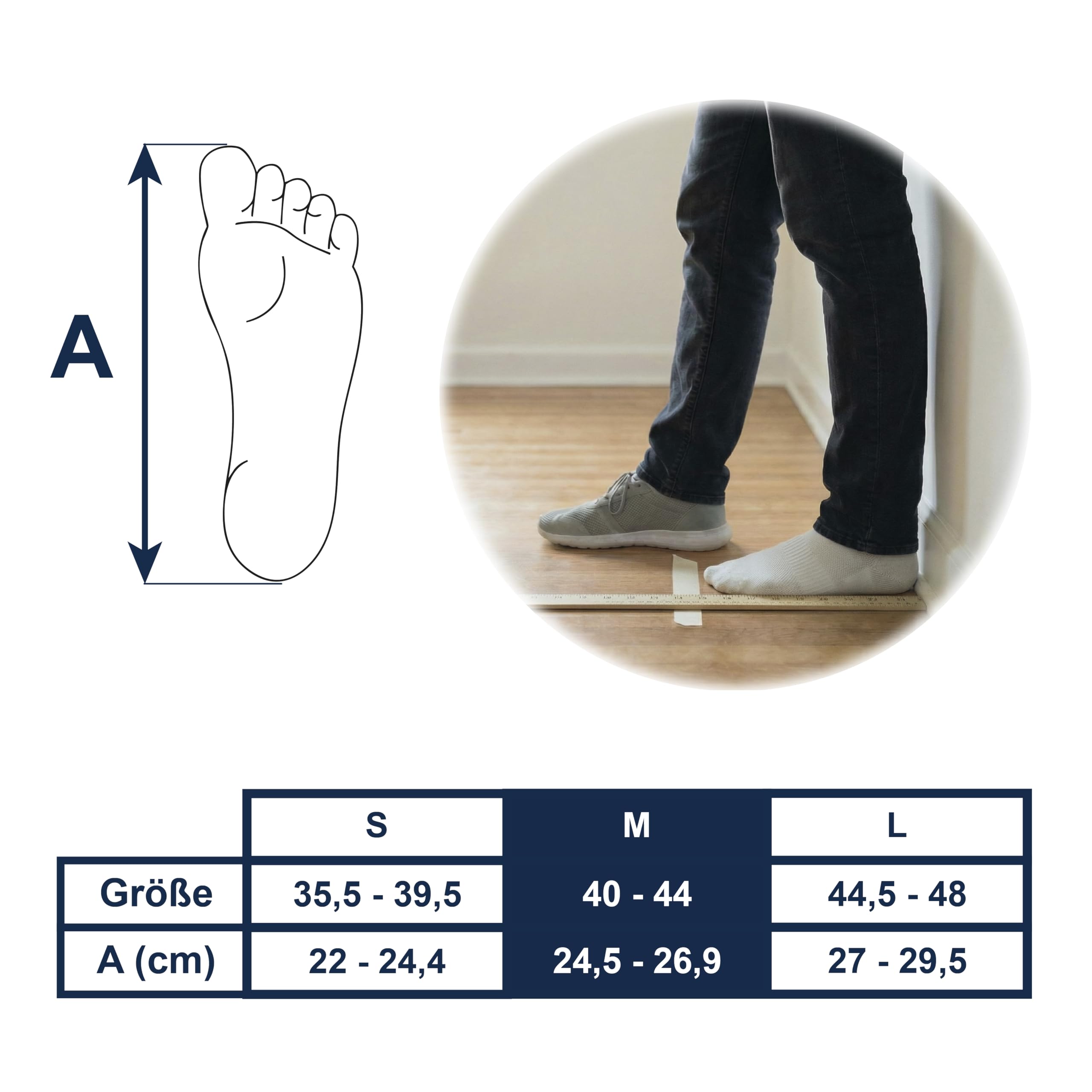 KMINA Walker Boot Orthese M (Größe 40 bis 44), Aufblasbarer Medizinischer Stiefel für Gebrochenen Fuß, Sprunggelenkbandage zur Stabilisierung nach OP, Air Walker bei Achillessehne und Bänderriss