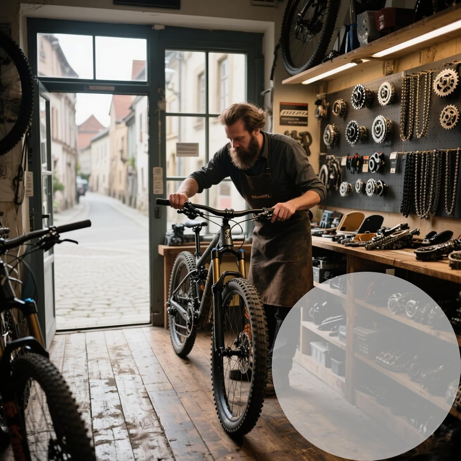 Chain Tensioner Single Speed, Dual Spring Rollers Guide Aluminium Alloy, Noise-Free Cycling, Compatible Single Speed Chains with, Installation Easy, Black