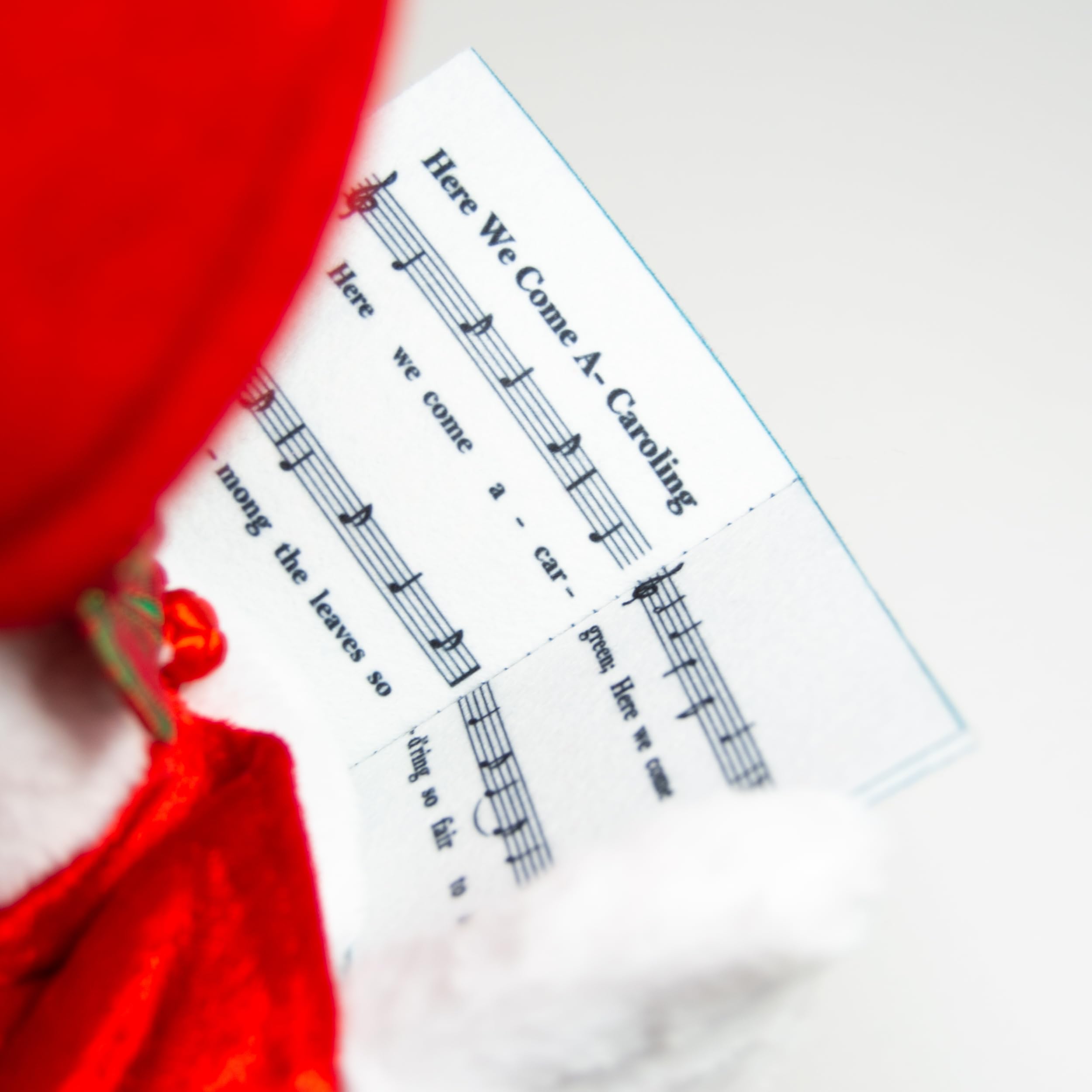 Cuddle Barn - Carolin' Mother Goose | Animated Musical Singing Christmas Caroling Soft Plush Toy, 14 inches - Image 7