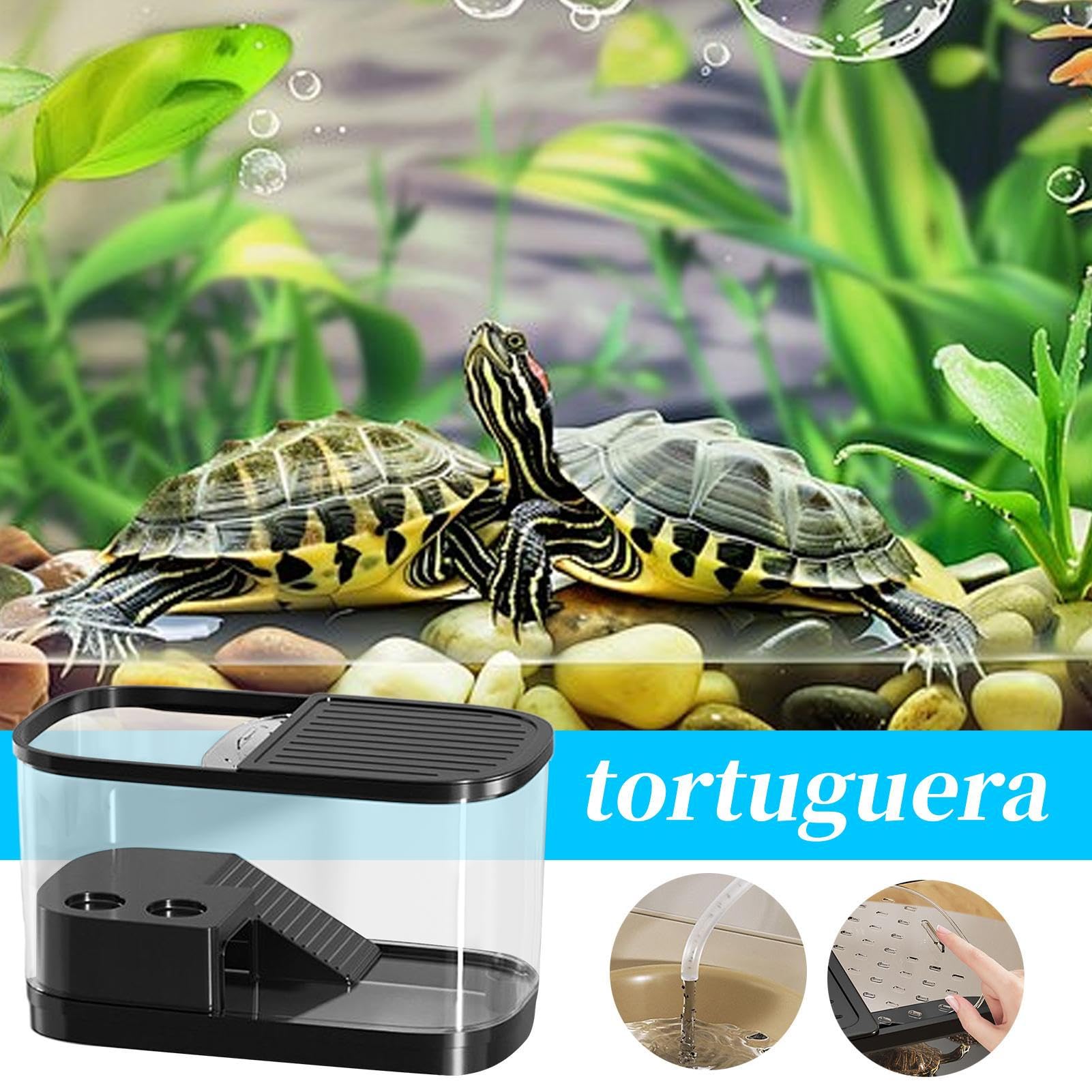 Siedlisko Dla Żółwi Terrarium gadów i akwarium zapobiegające ucieczce do | Siedlisko gadów z platformami do wygrzewania Dla Gady Zwierzę Wewnątrz Na Zewnątrz Gekony Węże Jaszczurki