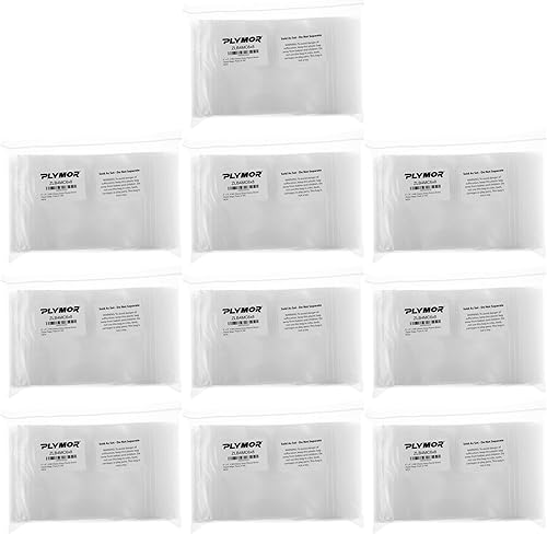 Miniatura 5 de Plymor Bolsas de plástico resistente con cierre con cremallera, 4 mil, 6 "x 8" (paquete de 100)