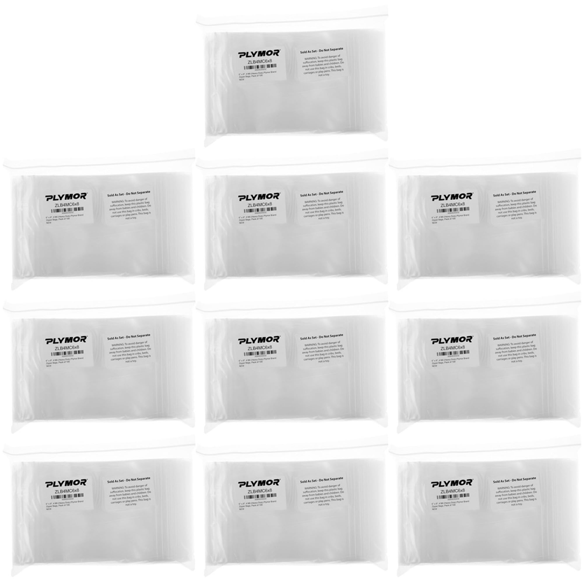 Bolsas Plástico Transparente Resellable 2x2pulga 1000pz | Meses Sin