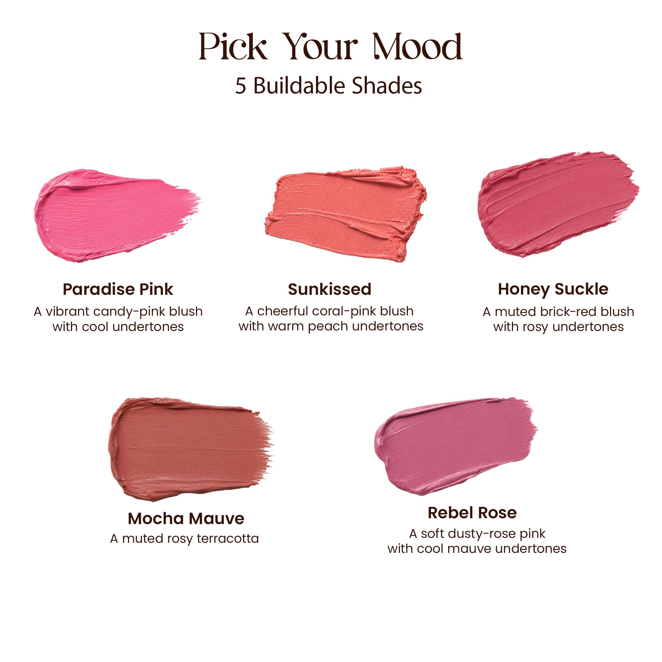 Milagro Beauty Paradise Pink Cream Blush – Dewy, Hydrating & Skin-Loving Blush for a Natural Flush, Buildable Color, Vegan & Cruelty-Free, Infused with 11+ Nourishing Oils, 4.5g (Pack of 1) 3