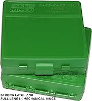 Vista 3 de Caja MTM con tapa abatible para 100 municiones para pistolas de calibre 15 pulgadas y 0.35 pulgadas