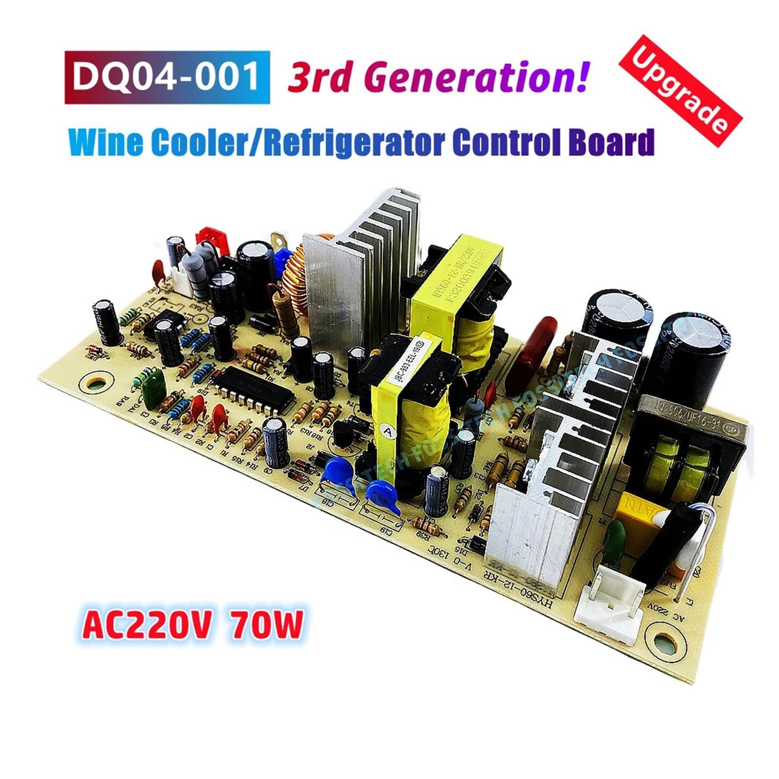 Placa de Control para Vinoteca DQ04-001 AC220V 70W NTC