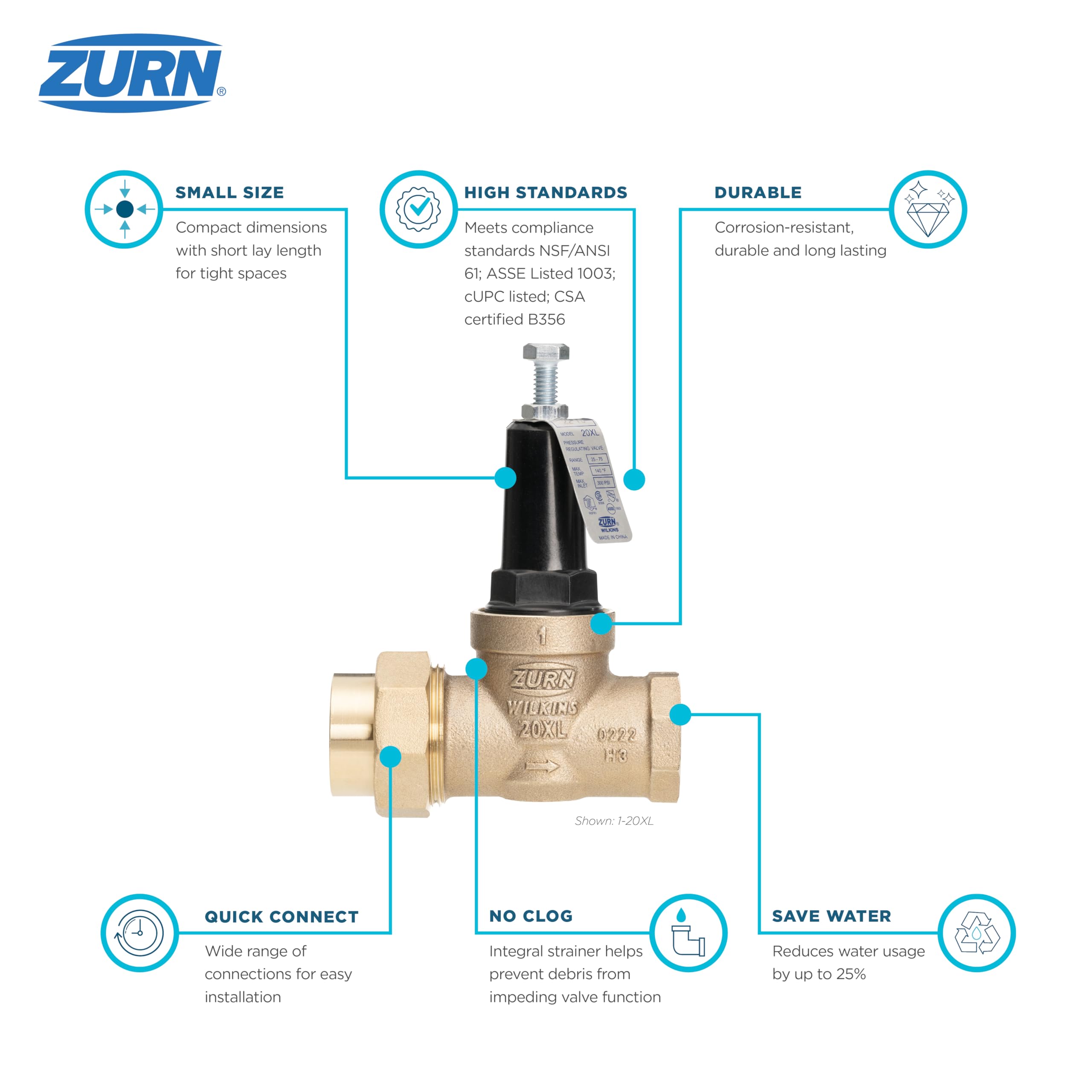 Airgas Single Stage Brass 0-100 psi Analytical Line Regulator