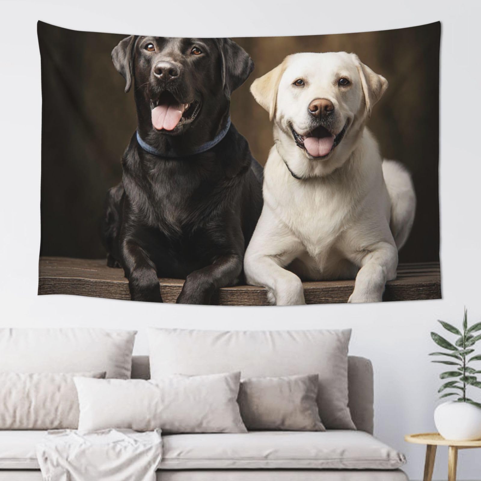 QLDETUPWLX Tapestry 152x102 cm Wall Hanging for Living Room Labrador Tapestries Home Decor Soft Aesthetic Tapestries Hanging Decor Blanket Wall Tapestry for Bedroom Dorm Indoor Outdoor
