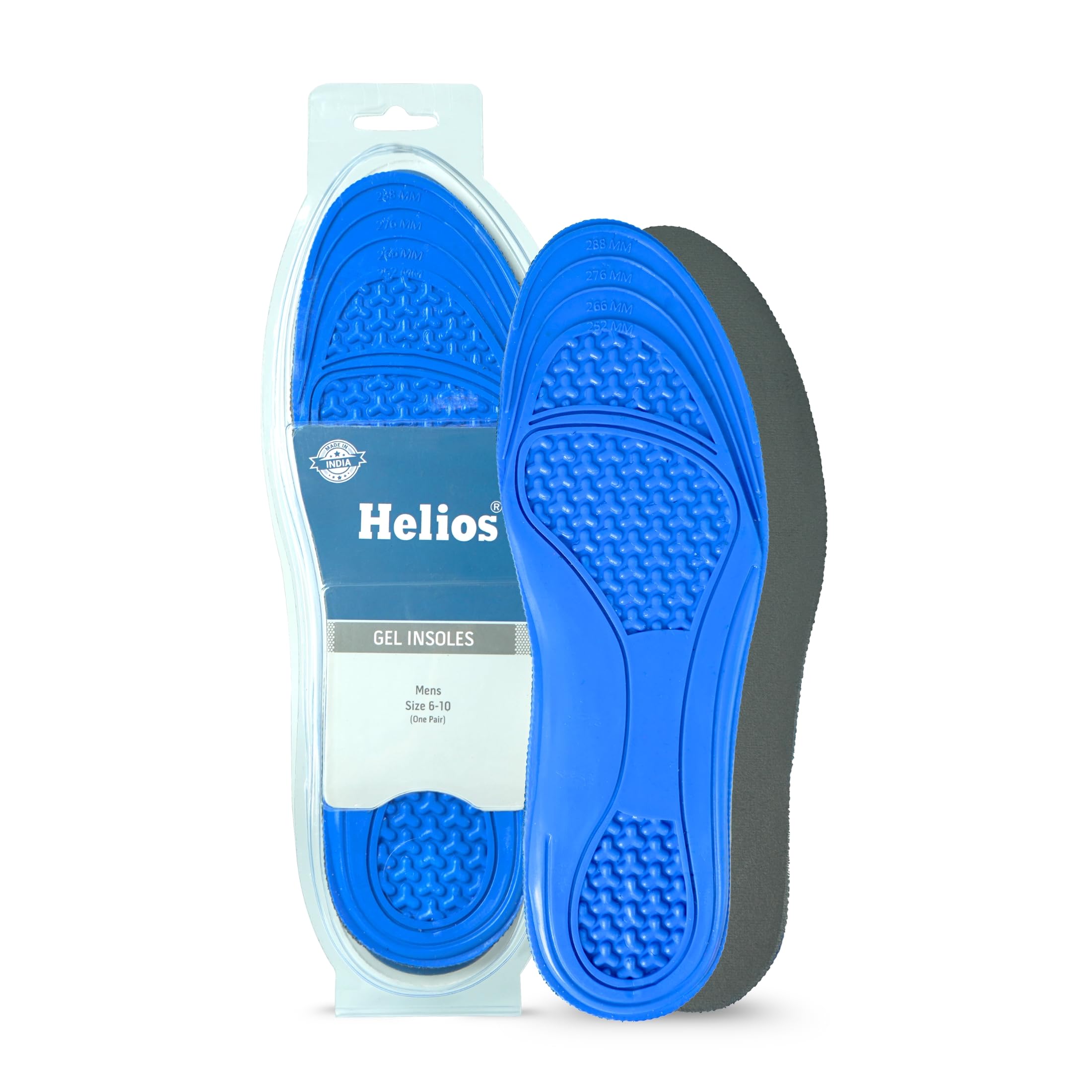 Helios Gel Insoles For Men - Trim to Fit (6-10)