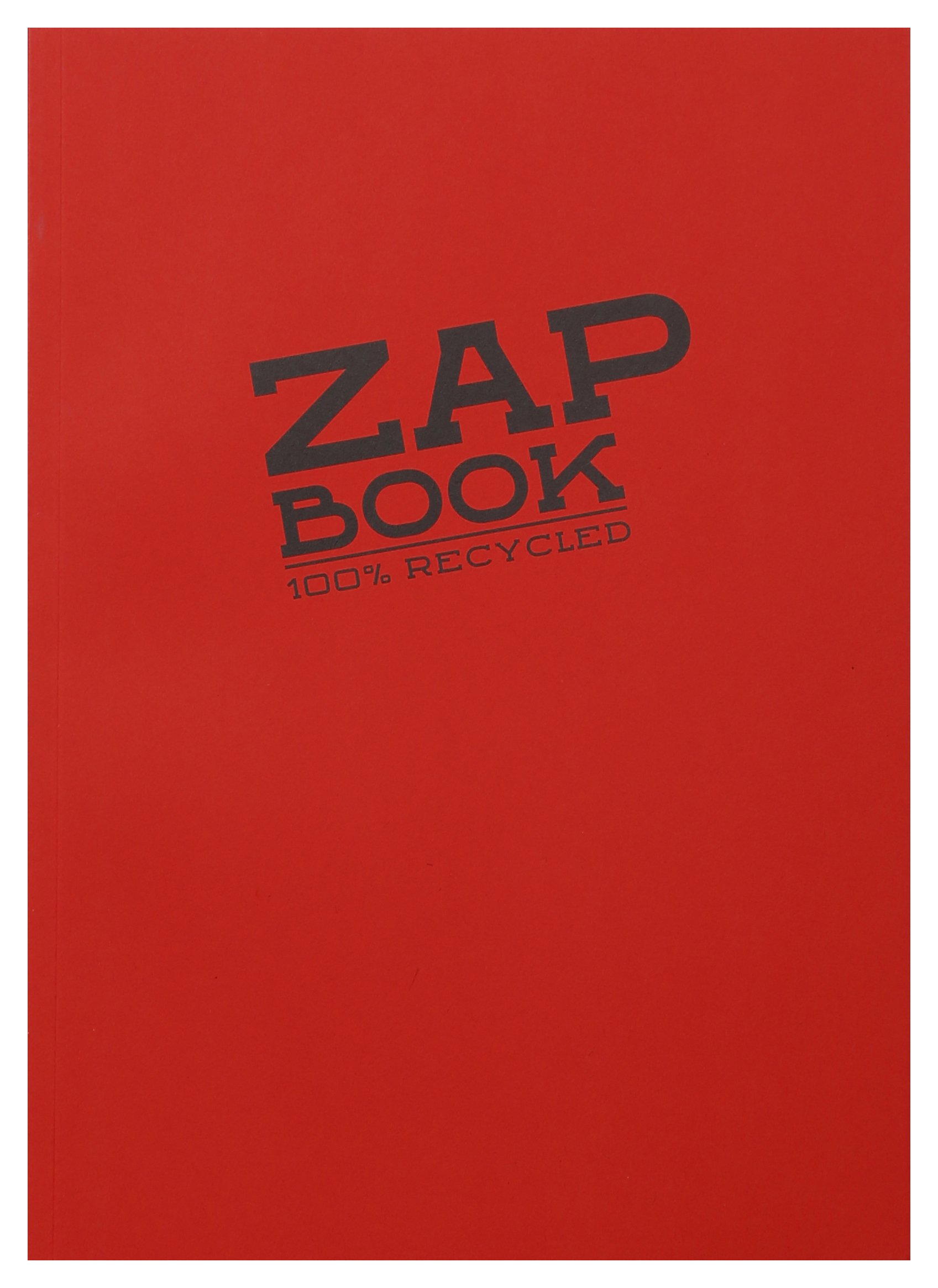 Clairefontaine - Ref 3354C - Recycled Zap Book (160 Pages) - A4 (297 x 210mm) Size, Recycled 80gsm Paper, Acid Free, pH Neutral - Assorted Bright Colours (Pack of 5)