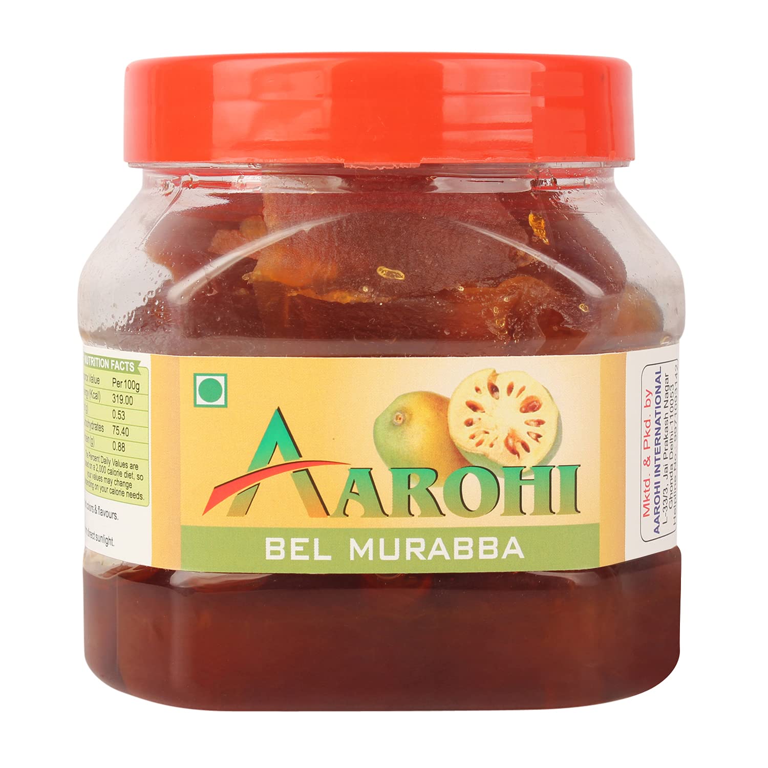 Aarohi Handmade Homemade with Natural Ingredients Pure Organic Bel Murabba (400 Gram) (B0983T68J9) Amazon Price History, Amazon Price Tracker