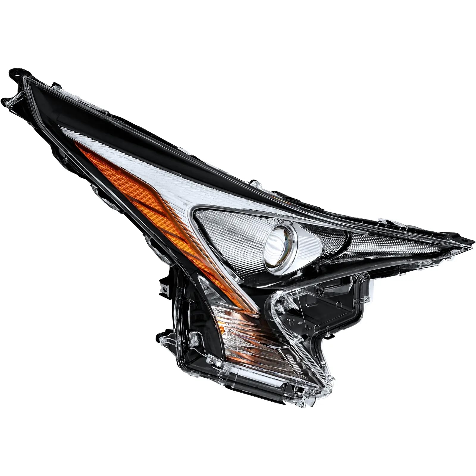 PENSUN LED Headlights Assembly Fit for 2016 2017 2018 Toyota Prius, Headlamp Assembly Pair Replacement (Right Passenger Side)