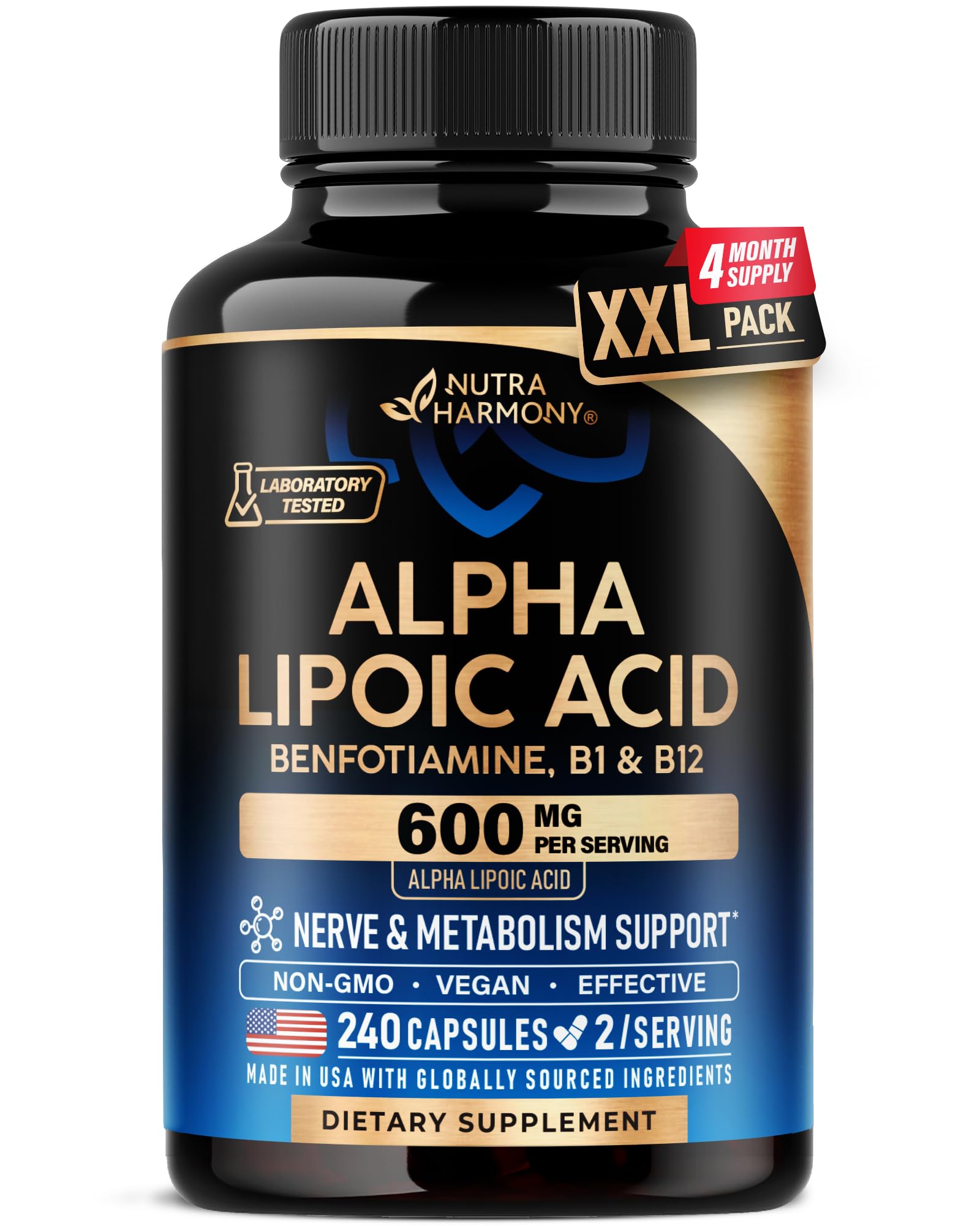 Amazon.com: Alpha Lipoic Acid 600mg - ALA Supplement Antioxidant