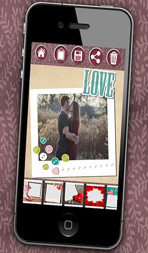 Molduras de fotos de amor