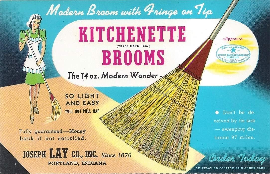 The Original Broom CASE of 4 Lightweight
