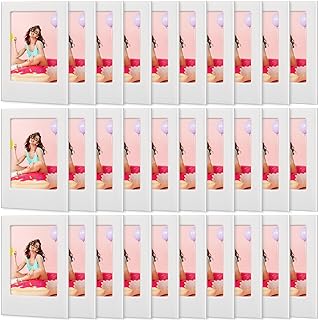 30 Pack Mini Magnetic Picture Frames 2x3 Inch Picture Frames Small Table...