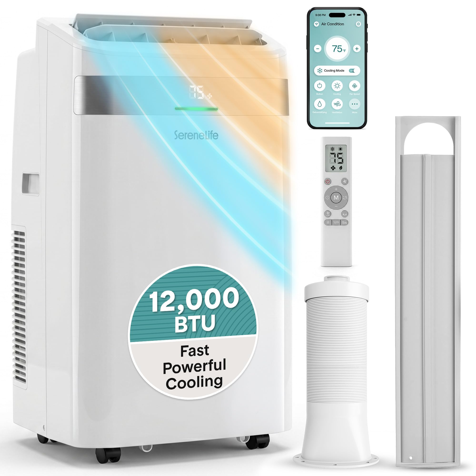 SereneLife 12,000 BTU Portable AC