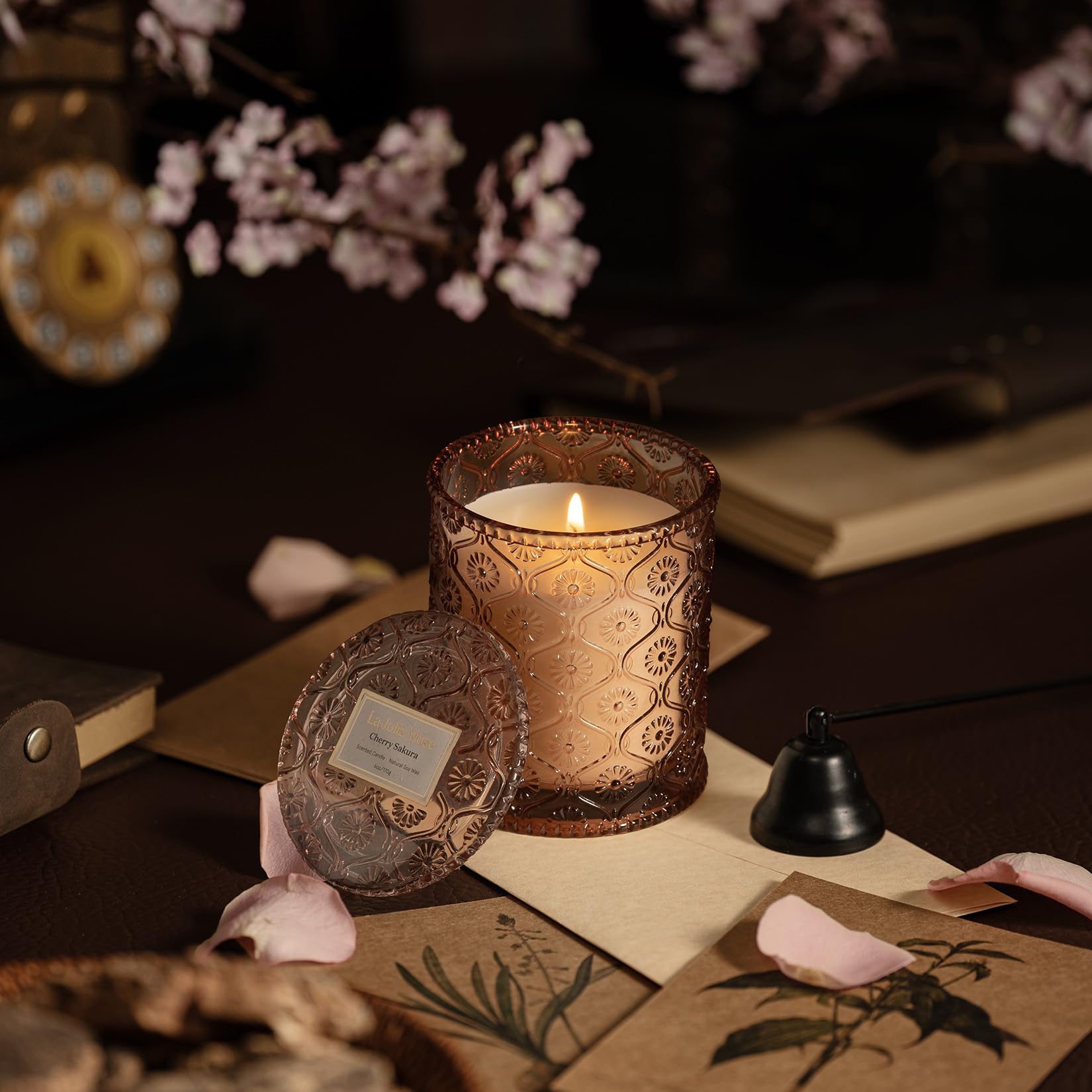 Amazon.co.jp: LA JOLIE MUSE アロマキャンドル サクラの香り